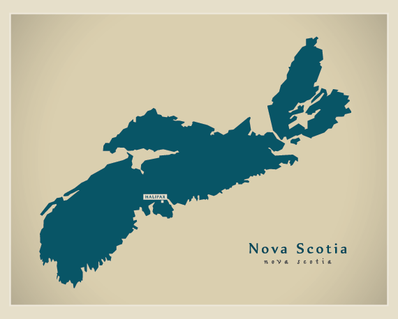 Nova Soctia Map, Nova Scotia Rehab, Addiction Services Nova Scotia.